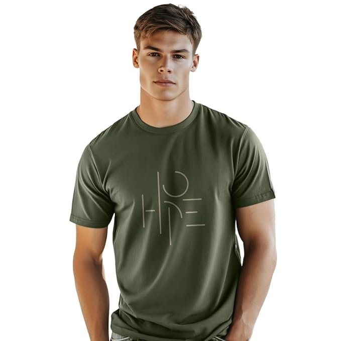 Nobero 100% Cotton T Shirts for Men Stylish | Regular Fit | Graphic Printed T Shirts for Men 180 GSM Combed Cotton | Round Neck Half Sleeve